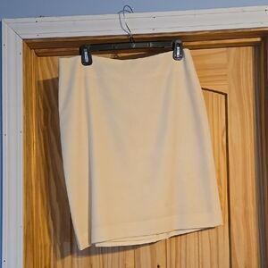 Talbots Cream Pencil Skirt Knee-length for Work